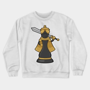 Chess piece Queen at Chess with Sword Crewneck Sweatshirt